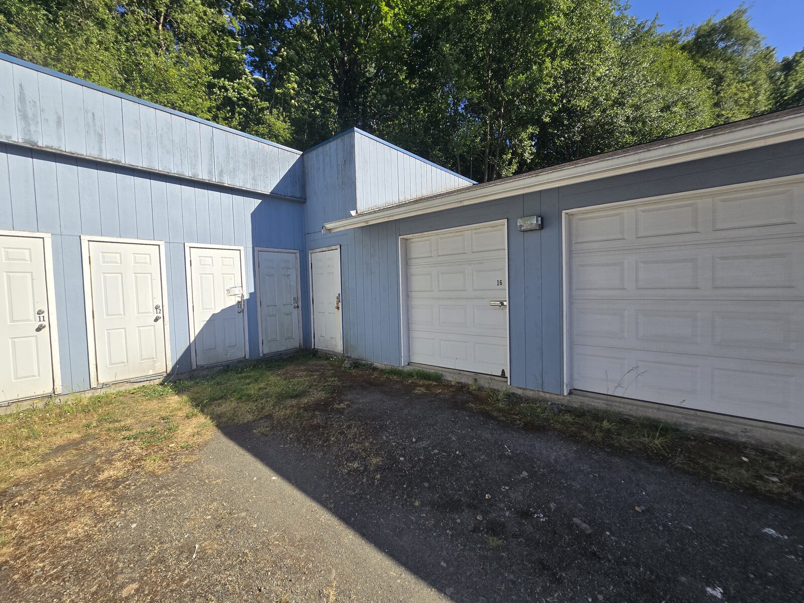 Boat and trailer storage area in Port Angeles Washington